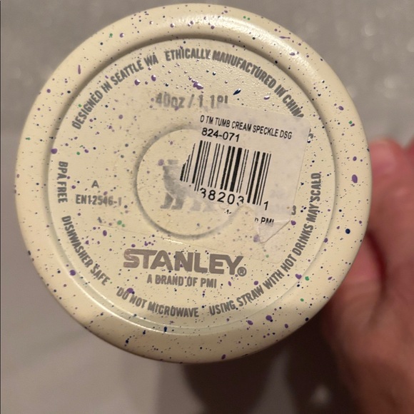 Stanley Cream Speckle Travel Mug - Picture 3 of 5
